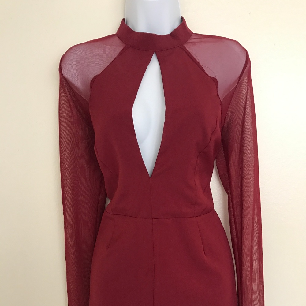 Charlotte Russe Long Sleeves Romper